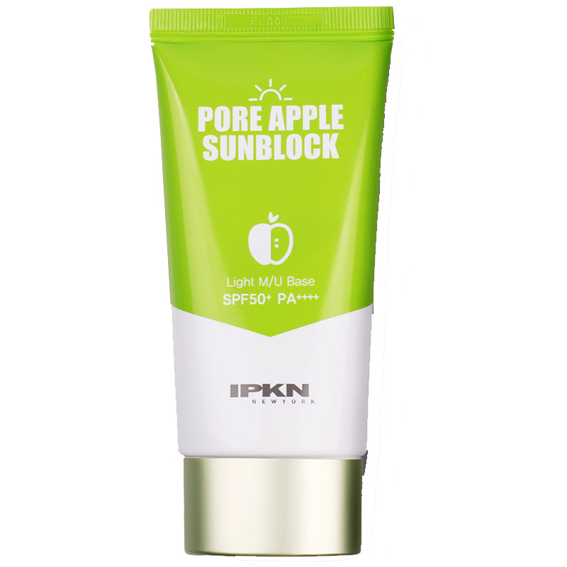 韩国原装 IPKN忆可恩 青苹果防晒霜 提亮保湿控油 SPF34倍长效
