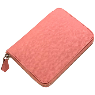 h家零钱包女 短款togo头层牛皮硬币包简约真皮拉链卡包多卡位小包