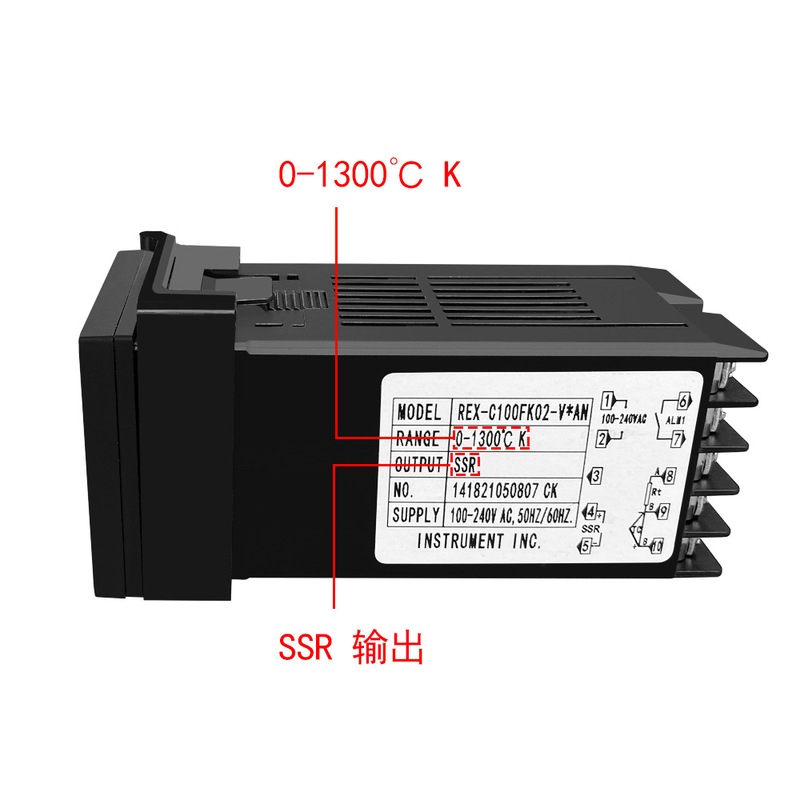 温控表C100 智能温控仪温控表温控器AC100-240V SSR输出调温