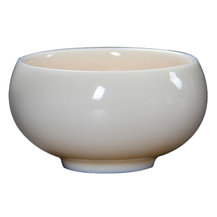 羊脂玉瓷德化白瓷茶杯功夫茶具陶瓷个人杯品茗杯主人杯小茶杯定制