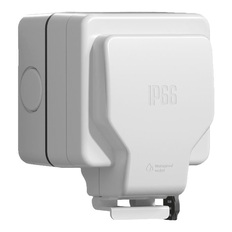 86型户外室外插座充电桩防雨罩露天防暴雨车棚电动车充电器防水盒