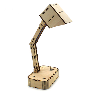 折叠台灯模型1号手工制作照明灯科技小制作模型教具diy拼装材料包