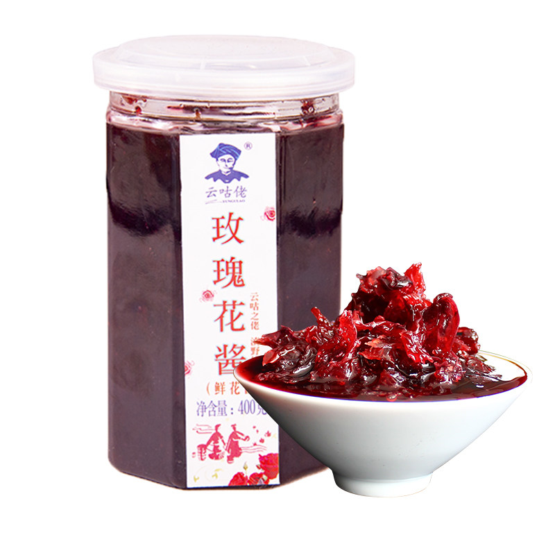 云咕佬云南手工蜂蜜果酱玫瑰酱