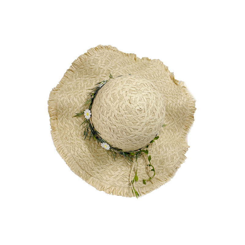 夏季女大檐防晒沙滩草编帽