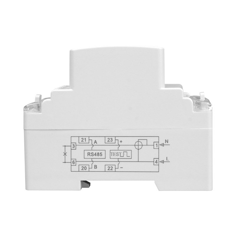 2P导轨式单相kWh电能表计量通讯带220V显示双向多功能RS485Modbus
