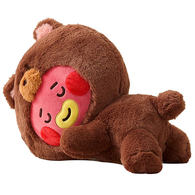 【正品现货】BT21防弹少年团BABY动物园毛绒玩偶抱枕趴睡娃娃礼物
