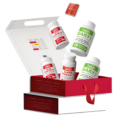 SuperSmart限定礼盒套组Daily3复合维生素红宝石超级鱼油豪华礼品