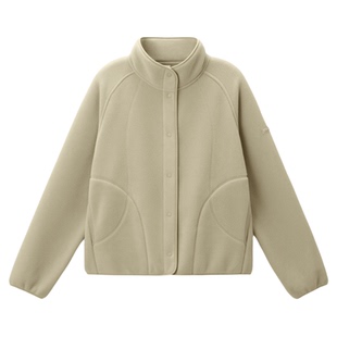 蕉下万粒绒外套女早秋新款摇粒绒休闲抓绒衣内胆户外防风薄款外套