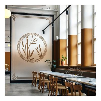 美果果古风隔断玻璃贴膜遮挡隐私