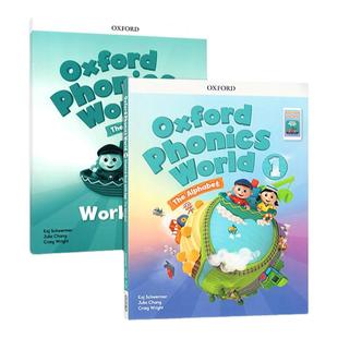 【进口直营】新版Oxford Phonics World12345级别全套原版书练习册含APP OPW牛津自然拼读少儿英语寒暑假发音规则入门教材赠资料