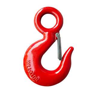 力拓中用细筋吊钩吊环细筋货柜钩防脱钩卡舌起重吊具索具环眼挂钩