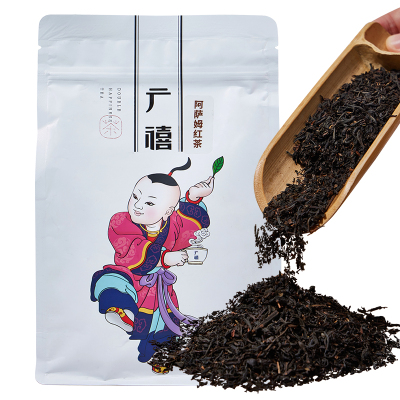 广禧阿萨姆红茶500g（条形茶）