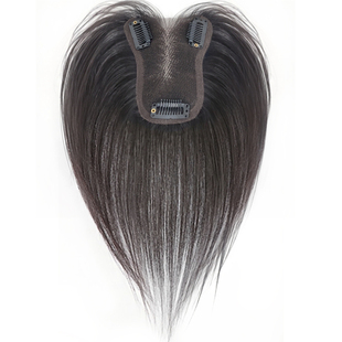 【无边轻纱】同秀高颅顶假发女片头顶增发量蓬松八字刘海真人发丝