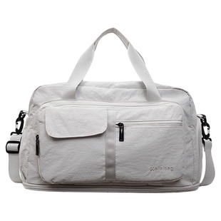 大容量短途旅行包2025新款手提干湿分离收纳健身包防水旅游行李袋