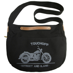 帆布包大容量斜挎包女新款百搭女包包原宿风单肩包男机车邮差包女