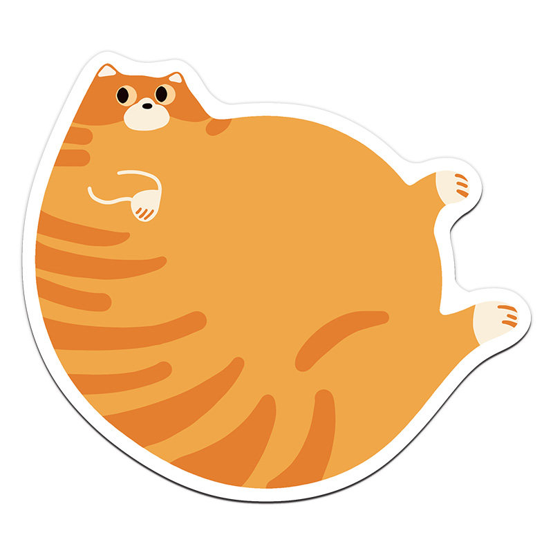 可爱猫咪鼠标垫小号女生高颜值
