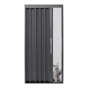 铝合金折叠门推拉门隐形隔热空调房隔断门厨房卫生间卧室拉平移门