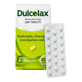 澳洲Dulcolax乐可舒通便丸200粒比沙可啶缓解便秘润肠通便排毒