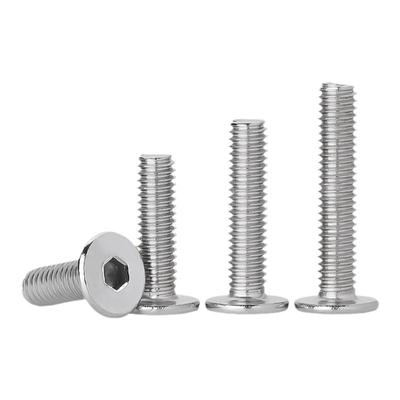 大平头超薄头扁平头内六角螺丝钉