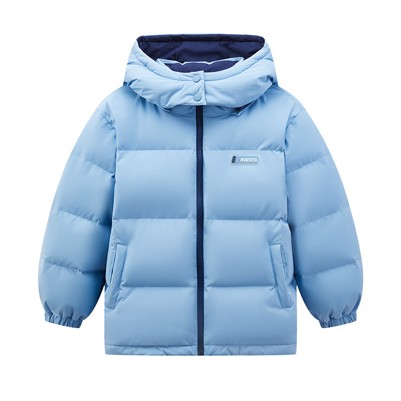 雪中飞儿童加厚羽绒服帽子可拆冬
