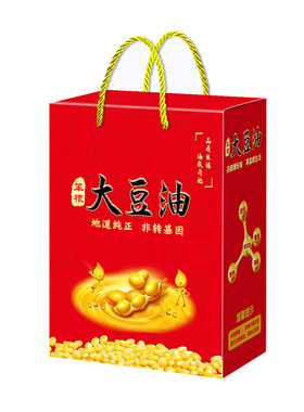 大豆油包装盒礼品盒纸箱手提袋