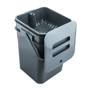 双丰25L方形茶水桶网格分离家用废水桶茶具排水桶盖茶渣桶垃圾桶