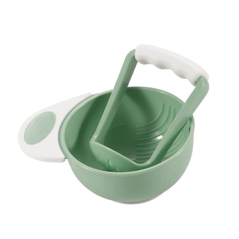 婴儿辅食研磨器宝宝水果手动果泥食物套装工具料理碗调理器研磨碗