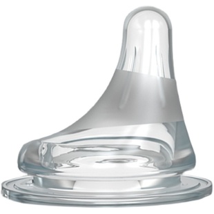 奶嘴仿真母乳实感新生婴幼儿防胀气超软偏心适配贝亲宽口径5厘米