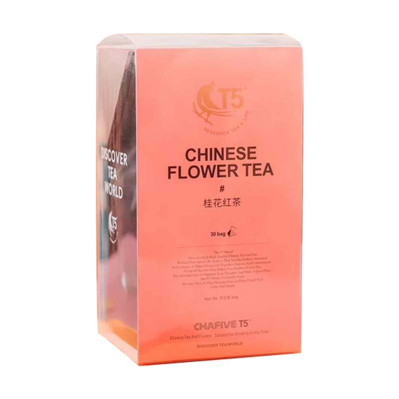 量贩装30包花茶荔枝红茶三角茶包