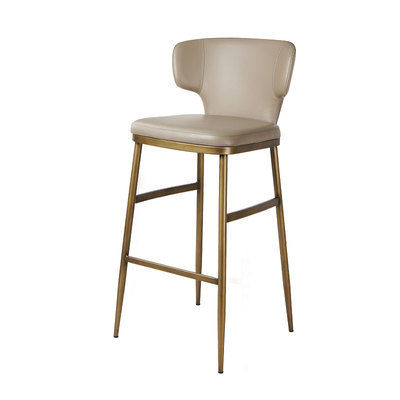 吧台椅现代简约轻奢极简北欧设计师款高脚椅酒吧台家用固定7108