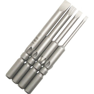 艾恩诺S2钢电动螺丝刀头801电批头一字型电起子批嘴批咀5MM电钻头