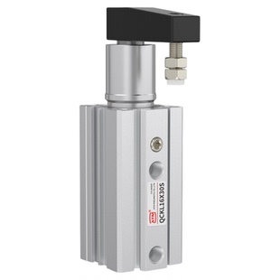 QCKR旋转夹紧气缸QCK转角下压90度QCKL12/16/20/40/50*10X20X30S