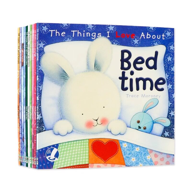 我喜欢的事系列10册套装英文原版绘本 The things i love about me friends毛毛兔儿童图画故事书点读版 亲子共读幼儿习惯养成全彩