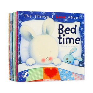 我喜欢的事系列10册套装英文原版绘本 The things i love about me friends毛毛兔儿童图画故事书点读版 亲子共读幼儿习惯养成全彩