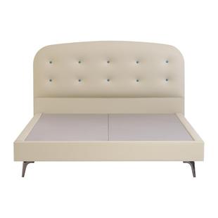 金可儿生态皮儿童实木床五金脚软包靠背床架 1898典藏儿童床架