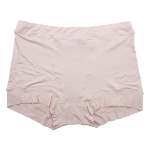 女士中腰莫代尔提臀安全裤头舒适透气竹纤维女生平角内裤 感情线