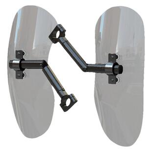 适用于摩托车铃木DL250蝴蝶保险杠护膝挡风玻璃护膝风挡板挡泥板