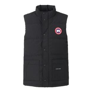 CANADA GOOSE 男士徽标刺绣贴片鸭绒羽绒保暖立领马甲2054M