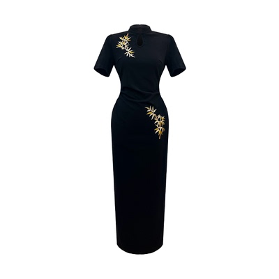 显瘦‘’新中式国风旗袍长裙‘’