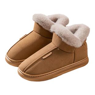 雪地靴厚底女款2026新款冬季女鞋防滑保暖加厚加绒高帮妈妈棉鞋女