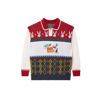 【商场同款】马拉丁圣诞新年款毛衣女大童乐一通联名拜年毛衣