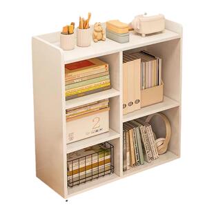 桌下置物架落地学生书本收纳柜子可移动窄矮柜小书柜书桌旁小书架