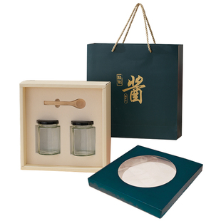 牛肉酱包装盒定制小批量六角瓶礼盒空盒订做高档松茸酱礼品盒定做