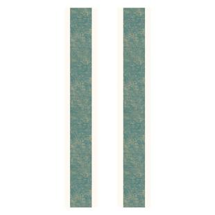 徽状元仿古色蜡染鎏金套色条屏宣纸半生半熟四尺六尺对开三开彩色楹联纸毛笔书法创作比赛专用手工纸安徽泾县