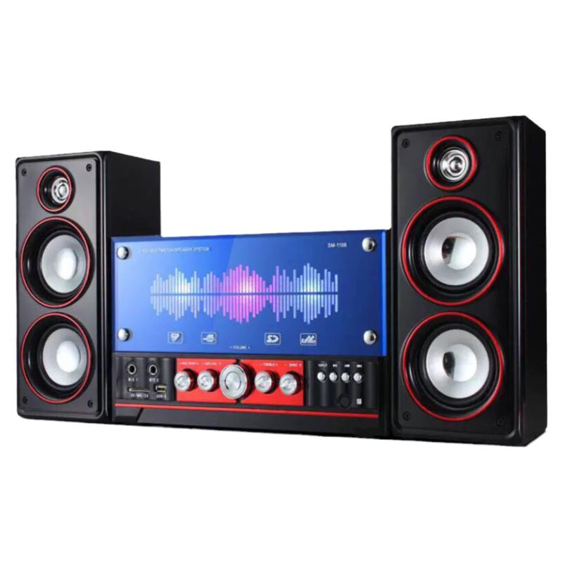 SAST/先科1206家用音箱电脑音箱2.1声道多功能木质箱体手机低音炮