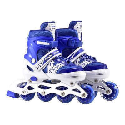 弹性闪光PU轮儿童溜冰鞋直排轮滑