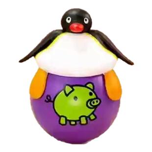 灵动创想PINGU企鹅盲盒萌动球不倒翁解压桌面摆件公仔周边礼物