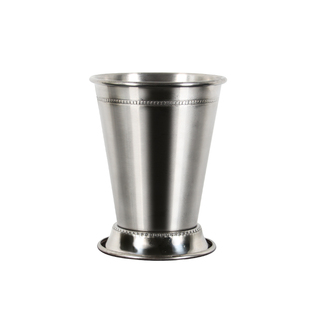 卷边朱丽普杯莫吉托薄荷鸡尾酒杯不锈钢铜杯台阶杯Mint Julep Cup