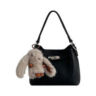 原创·小瑞靓包 晚风叙旧 荔枝纹软皮水桶托特包包女2026新款斜挎