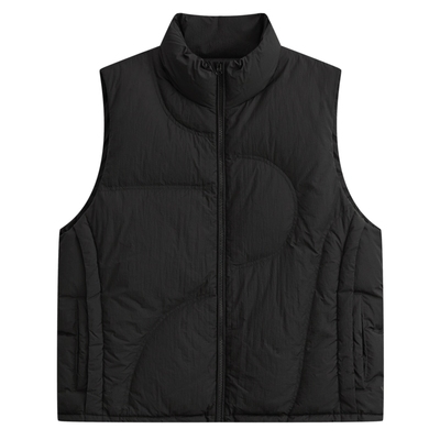 MODE COMMUTER | MC暗纹肌理梭织抗皱抗静电防水防晒绗线羽绒马甲